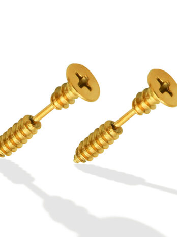 Aurelia K18 Gold-Plated Screws (Earrings)