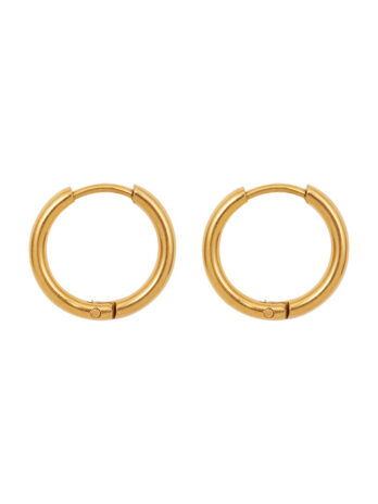 Adira K18 Gold-Vermeil Hoop Earrings