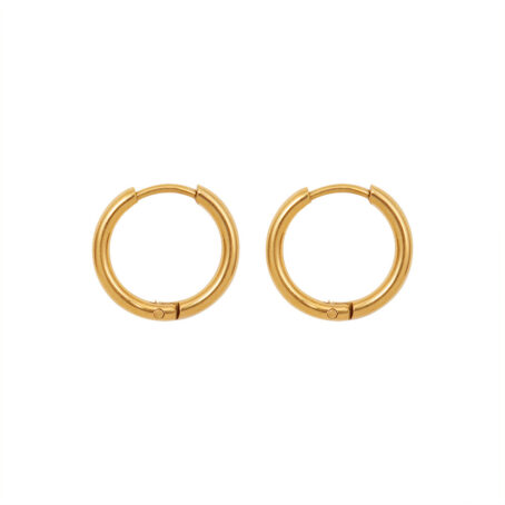 Adira K18 Gold-Vermeil Hoop Earrings