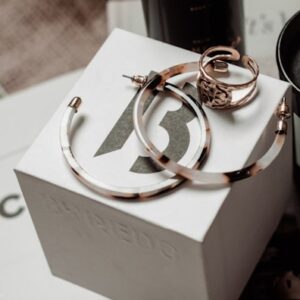 Statement Black Diamond Earrings